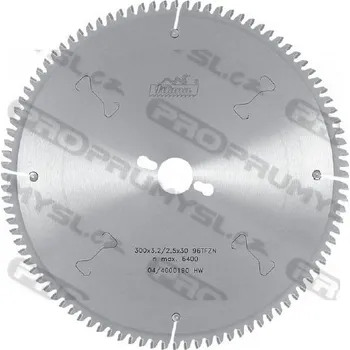 Pilový kotouč Pilový kotouč s SK pro řezání neželezných kovů a plastů, negativní úhel čela, 225387-11, 190x2,8x30