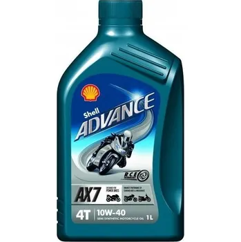 Motorový olej Shell ADVANCE 4T AX7 10W-40 1L