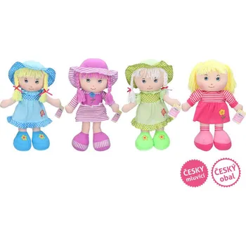 TEXTILNÍ PANENKA 55 cm - zpívající