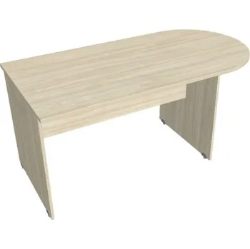 Kancelářský vozík HOBIS přídavný stůl jednací oblouk - GP 1600 1, akát + doprava zdarma