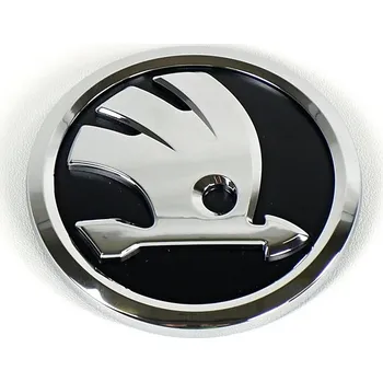 Znak automobilu Škoda Citigo-Přední znak ŠKODA original stříbrný