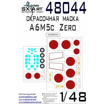 Plastikový model SX-ART 1/48 A6M5c Zero Painting mask (HAS)