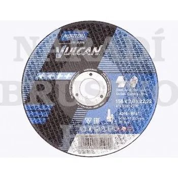 Řezný kotouč Norton Řezný kotouč 230x1,9x22,23 A46T VULCAN 5900442650281