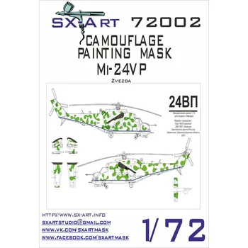 Plastikový model SX-ART 1/72 Mi-24VP Camouflage Painting Mask (ZVE)