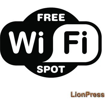 samolepka samolepka wifi free spot