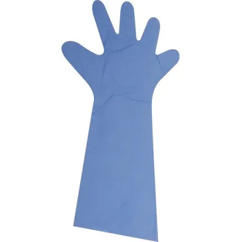 Pracovní rukavice 2P Servis Rukavice igelitové PE modrá 100% Polyethylen, 100 ks