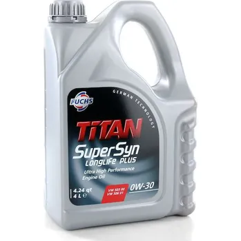 Motorový olej Fuchs Titan SuperSyn Longlife Plus 0W-30 4 l