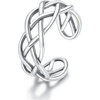 Prsten Elenys stříbrný prsten Propletený Velikost: Nastavitelná 52-60 mm