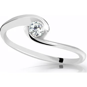 Prsten Cutie Jewellery Zlatý prstýnek se zirkonem Z6134W Velikost: 53