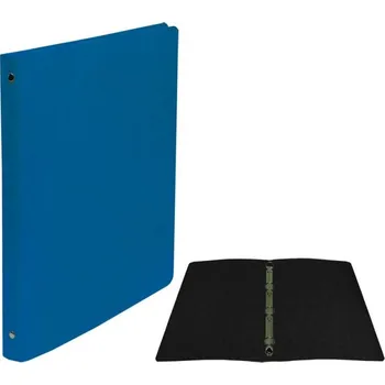 Pořadač čtyřkroužkový prešpan A4 modrý