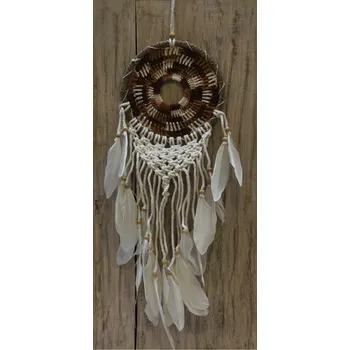 Lapač snů Lapač snů č.70 hnědý, délka 65cm průměr 17cm