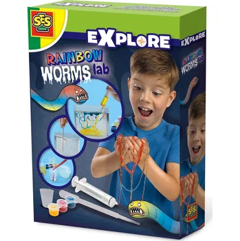 Dětská vědecká sada SES creative Výroba duhových červů