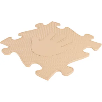Puzzle Muffik - Aktivní podložka dlaň pravá Béžová