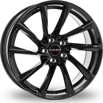Alu kolo Alu disk Borbet VTX 8x18, 5x112, 66.6, ET37 black glossy