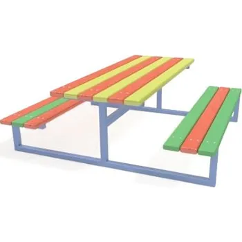 Zahradní lavice Dětská venkovní sestava KAMARÁD 150 cm Volně stojící