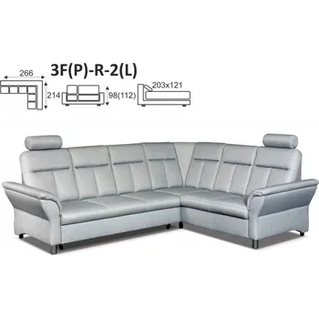 MEBLOSOFT Modulová sedací souprava TORO 3F+R+2