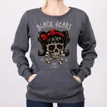Dámská Mikina BLACK HEART SANDY Barva: šedá, Velikost: S