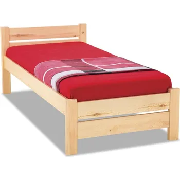 Postel Krajča Jednolůžková postel z masivu Zoro (letiště) 80 x 200 cm Povrchová úprava dřeva: Bezbarvý lak PUR, Druh dřeva: Buk