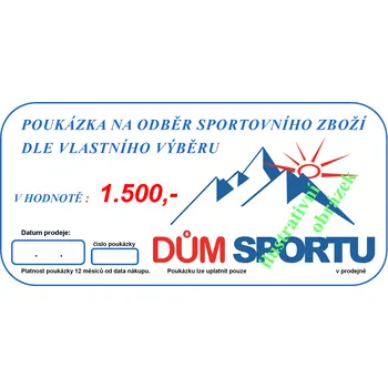 Dárkový potravinový koš DÁRKOVÁ POUKÁZKA - 1.500,-