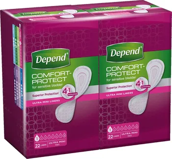 Inkontinenční vložka Depend Ultra Mini Duopack 2 x 22 ks