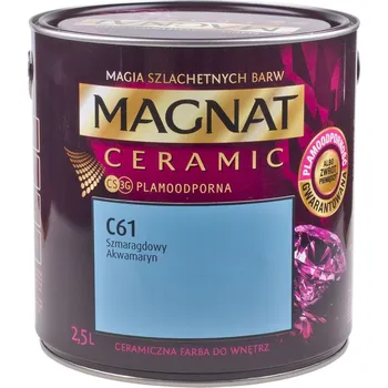 barva na zeď Sniezka MAGNAT CERAMIC (2,5L) extrémně odolná matná omyvatelná barva na stěny a stropy v interiéru C29 Šedý Pyrit