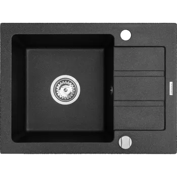 Granitový dřez Granitový dřez Pyramis ATHENA (62x44) 1B 1D černá