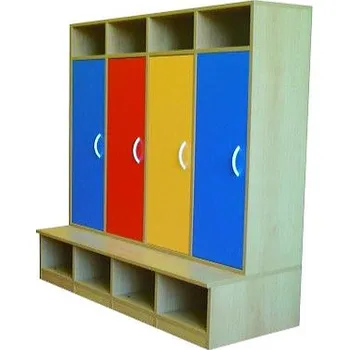 Šatní skříň Šatní skříň MULTICOLOR 4 místná Buk