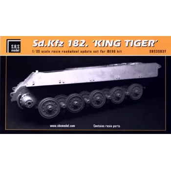 Plastikový model S.B.S model 1/35 Sd.Kfz 182. King Tiger - roadwheel set (MENG)