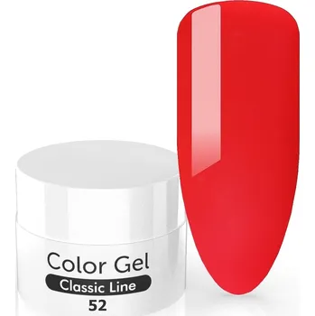 Umělé nehty X-NAILS barevný UV gel Classic Line, 5 ml - CHERRY RED (UV gel na gelové nehty 5ml,třešňově červený)