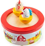 Bigjigs Toys Dřevěná hrací skříňka farma