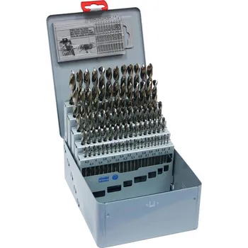 Vrták NÁSTROJE CZ Sada vrtáků 91 dílná, 1,00-10,00x0,1mm S338RCZ004HSSCo5, kov