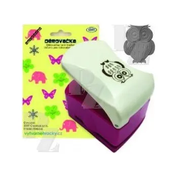 Děrovačka Děrovačka dekorační 32mm s embosing efektem sova