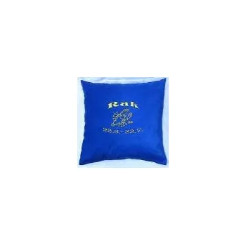 Dekorativní polštářek Polštář Zvěrokruh RAK vyšívaný 2