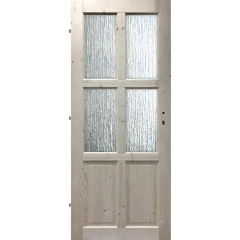 Interiérové dveře Interiérové dveře z masivu 4S2K smrk 80L