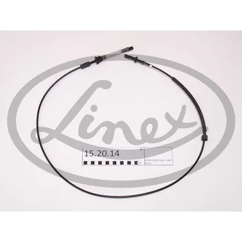 Lanko parkovací brzdy Lanko plynu, , 1634938, LINEX, 15.20.14