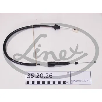 Lanko parkovací brzdy Lanko plynu, , 7700271055, LINEX, 35.20.26