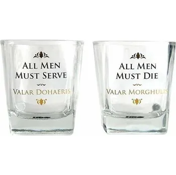 Sklenice Half Moon Bay Game of Thrones All Men Must Die 250 ml 2 ks