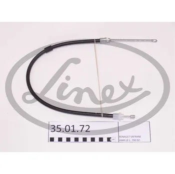 Lanko parkovací brzdy Tazne lanko, provozni brzda, , 7700812520, LINEX, 35.01.72