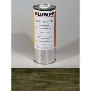 barva a nátěr na dřevo Hard Wax Oil - Jedlová zeleň 206, plechovka 0,25 l, vnitřní olej na nábytek s tvrdým voskem