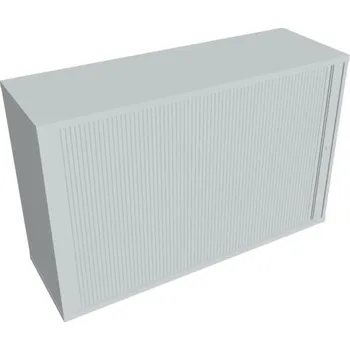 Kancelářský vozík HOBIS kancelářská policová skříň - SZ 2 120 01 L, zámek Huwill, roleta levá, šedá + doprava zdarma