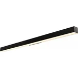 SLV 1000669 Q-line, černé lineární nástěnné svítidlo, 42W LED 3000K, délka 142,5cm