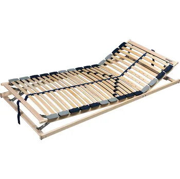 Postelový rošt Lamelový rošt Postelia SUPER 28 HN 210 x 90 cm - manuálním polohováním hlavové a nožní části, šesti-zónový