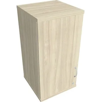 Kancelářský vozík HOBIS kancelářská policová skříň horní - SZ 2 40 01 L H, zámek Huwill, akát + doprava zdarma