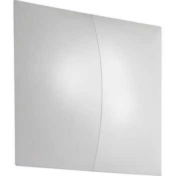 Axolight Nelly Straight, designové svítidlo z bílého textilu, 2x60W, 60x60cm