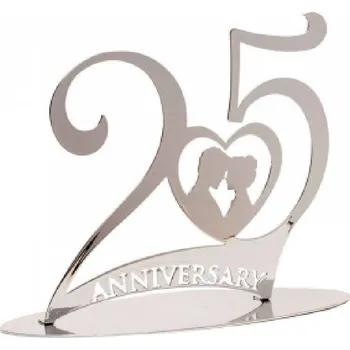 Jedlá dekorace na dort Dekorace na dort 25let stříbrná svatba - Dekora