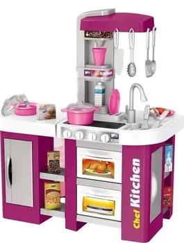 Dětská kuchyňka iMex Toys Velká kuchyňka s tekoucí vodou a lednicí