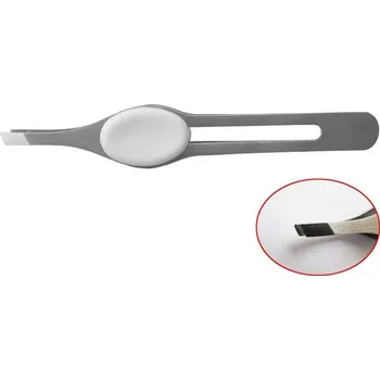 Kosmetická pinzeta Duko Pinzeta šikmá s ploškou