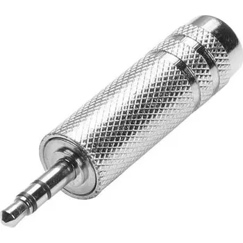 Audio kabel Adam Hall 7895 (Stereo redukce Jack 6,3 mm samice na Jack 3,5 mm samce)