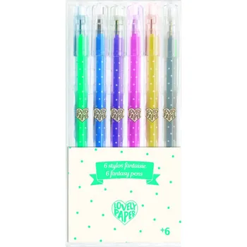 Djeco Třpytivá gelová pera