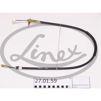 Lanko parkovací brzdy Tazne lanko, provozni brzda, , 1704200485, LINEX, 27.01.59